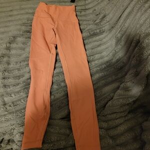 Peach High-Waisted Leggings